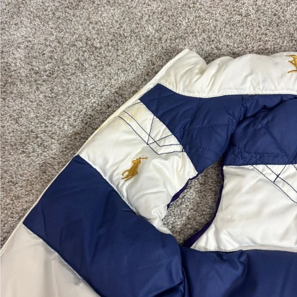 Ralph Lauren County Riders & Jockey Club Girls Reversible Puffy Vest Purple 4T - Picture 7 of 10